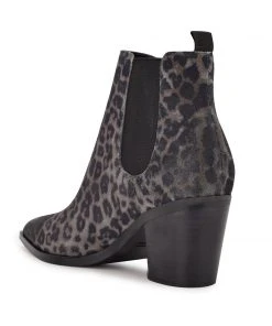 Nine West Wyllis Block Heel Booties Shoes