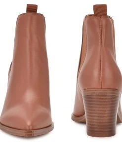 Nine West Shoes Wyllis Block Heel Booties