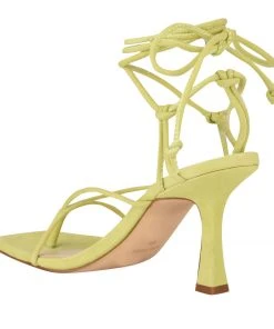 Nine West Lace It Up Yarin Ankle Wrap Heeled Sandal