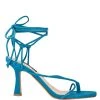 Nine West Yarin Ankle Wrap Heeled Sandal Lace It Up 1 Nine West Yarin Ankle Wrap Heeled Sandal Lace It Up