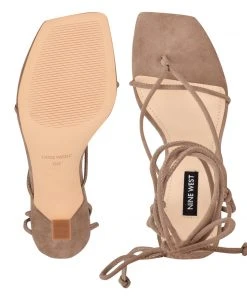 Nine West Lace It Up Yarin Ankle Wrap Heeled Sandal 11 Nine West Lace It Up Yarin Ankle Wrap Heeled Sandal