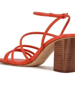 Nine West Color Pop Yeap Heeled Slide Sandals