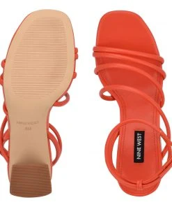 Nine West Color Pop Yeap Heeled Slide Sandals
