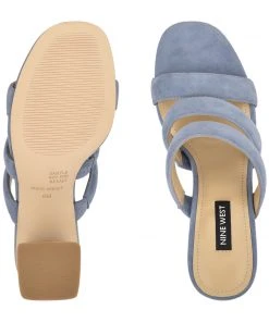 Nine West Heels Yeat Heeled Slide Sandals