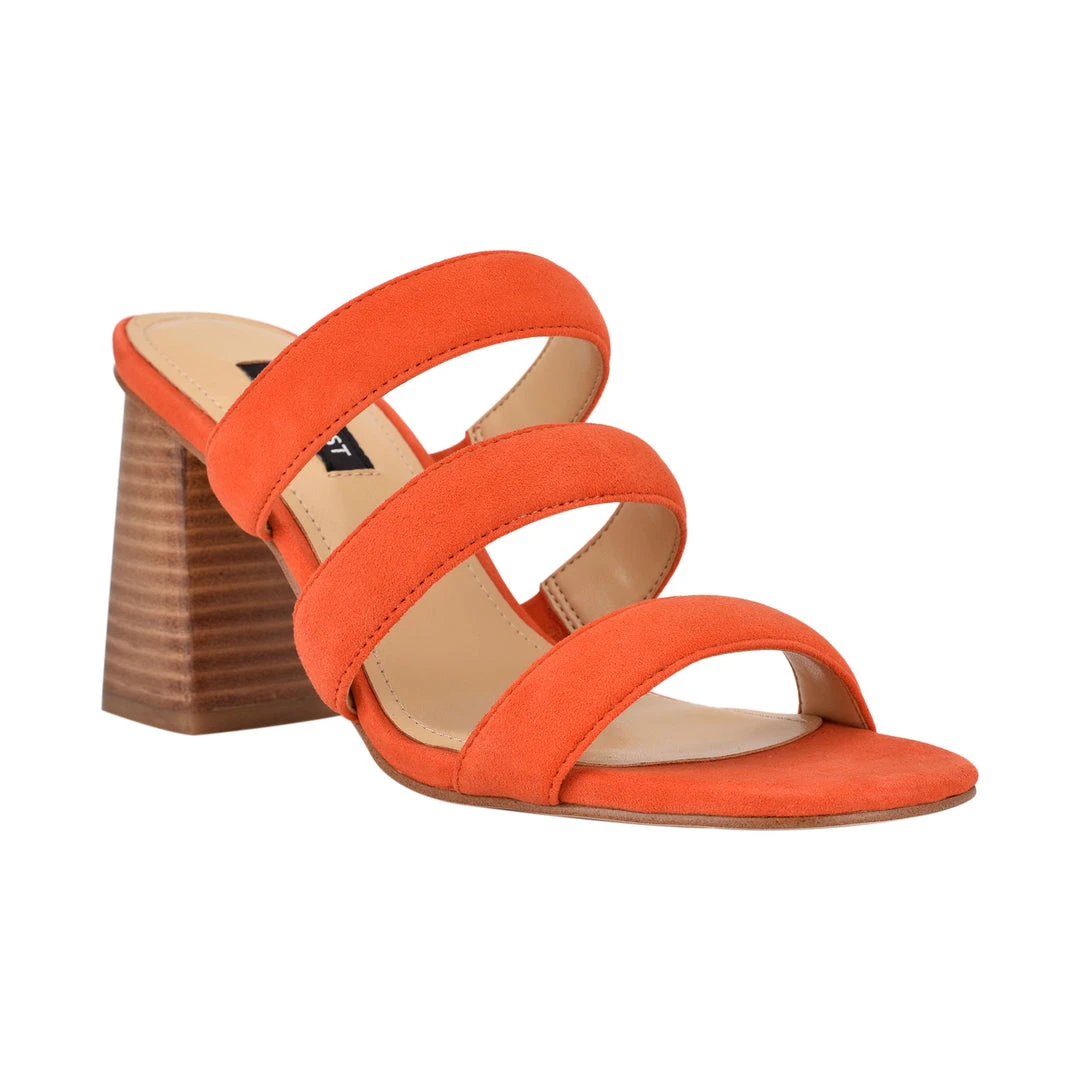 Nine West Yeat Heeled Slide Sandals Color Pop 4 Nine West Yeat Heeled Slide Sandals Color Pop