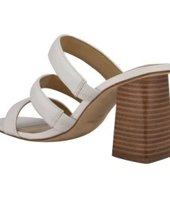 Nine West Yeat Heeled Slide Sandals