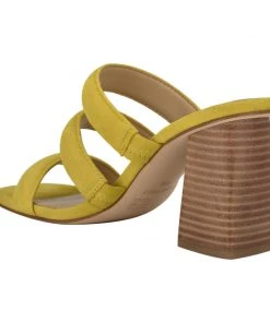 Nine West Yeat Heeled Slide Sandals Color Pop
