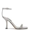 Nine West Heel Appeal Yess Rhinestone Ankle Strap Sandals
