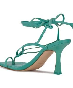 Nine West Yippie Ankle Wrap Heeled Sandal