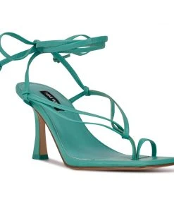 Nine West Yippie Ankle Wrap Heeled Sandal