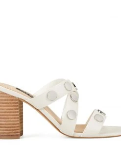 Nine West Yoana Heeled Slide Sandals