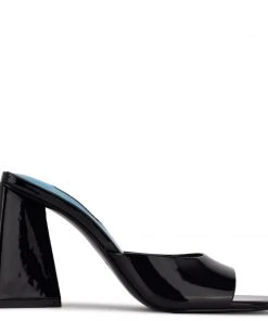 Nine West Yougo Heeled Slide Sandals New