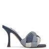 Nine West Yoyo Heeled Slide Sandals Weave Got You