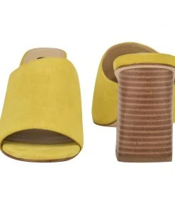 Nine West Color Pop Yuna Heeled Slide Sandals