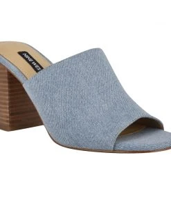 Nine West Heels Yuna Heeled Slide Sandals