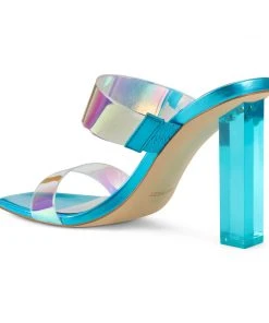 Nine West Heels Zabbi Heeled Slide Sandals