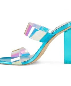 Nine West Heels Zabbi Heeled Slide Sandals
