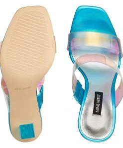 Nine West Heels Zabbi Heeled Slide Sandals