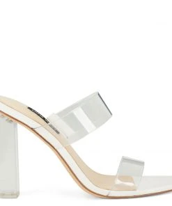 Nine West Heels Zabbi Heeled Slide Sandals