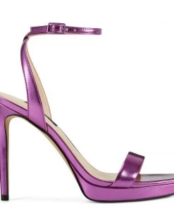 Nine West Zadie Ankle Strap Sandals High Impact Platforms