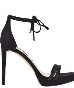 Nine West High Impact Platforms Zaedyn Ankle Tie Sandals