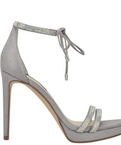 Nine West High Impact Platforms Zaedyn Ankle Tie Sandals