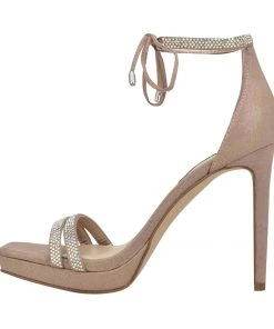 Nine West High Impact Platforms Zaedyn Ankle Tie Sandals