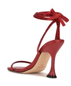 Nine West Zing Ankle Wrap Sandals Lace It Up