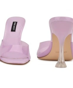 Nine West Color Pop Zooza Heeled Slide Sandals