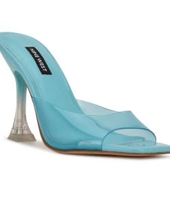 Nine West Zooza Heeled Slide Sandals