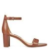 Nine West Shoes Pruce Ankle Strap Block Heel Sandals